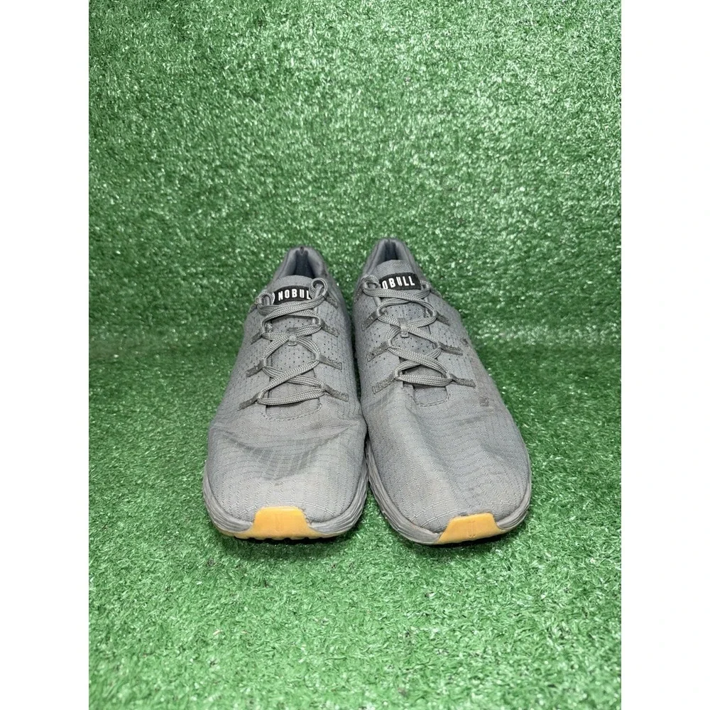 NOBULL Men Size 12 Ripstop Runner Athletic Sneaker Grey‎ Running Walking Shoes